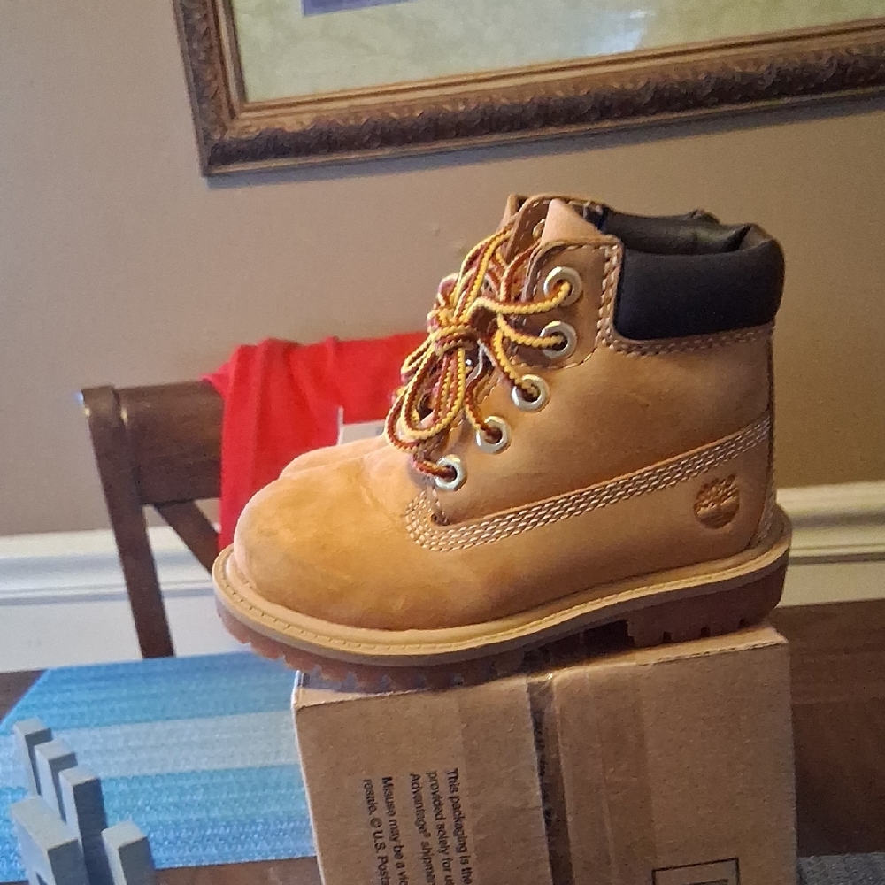Timberland Kids Brown Lace-Up Boots